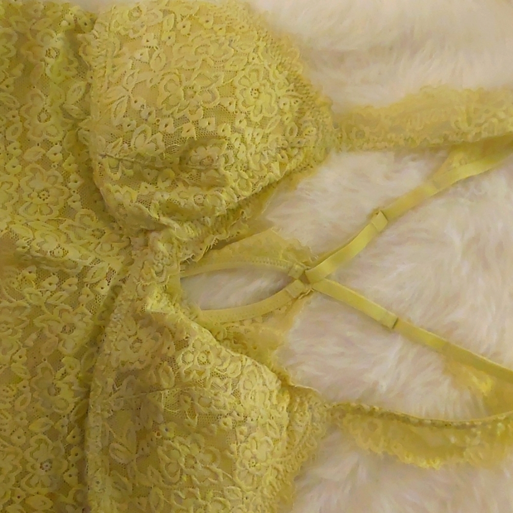 Aerie Yellow Green Bralette